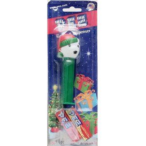 VINTAGE PEZ CANDY & DISPENSER HOLIDAY POLAR BEAR